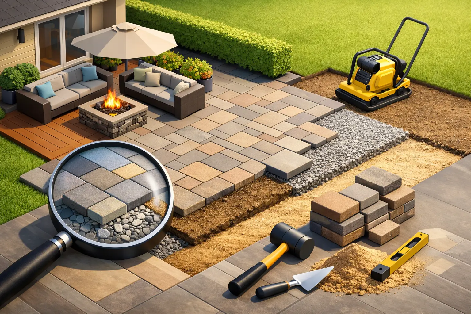 Read more about the article Paver Patio Installation Near Me: What Matters